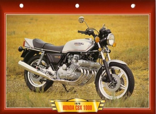 Scheda moto honda cbx - scheda,