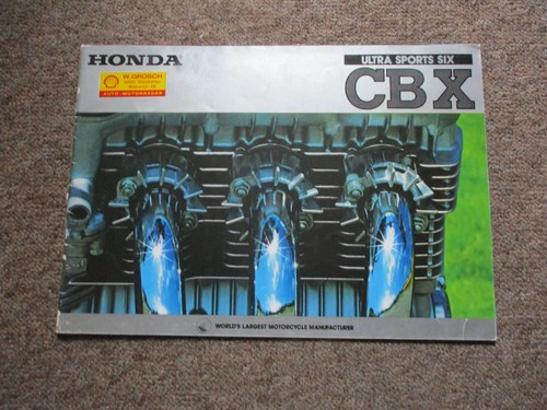 Brochure poster honda cbx - poster,,