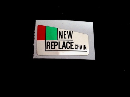 Decalcomania regolatore catena - decalcomania,