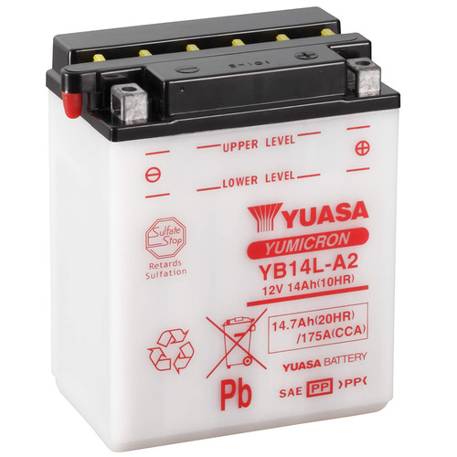 Batteria yuasa yb14l - batteria,